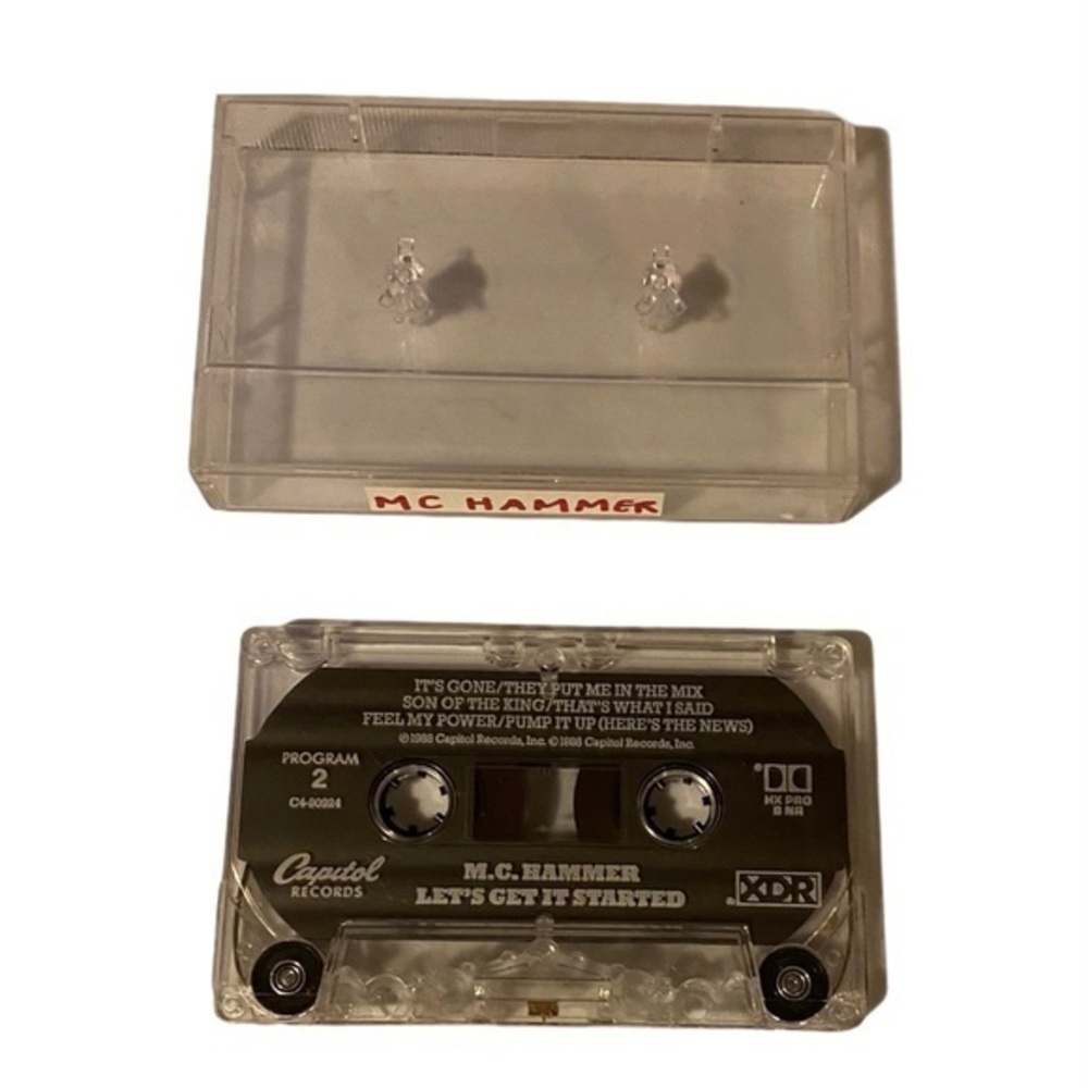 M.C. Hammer – “Let's Get It Started” 90’s rap cassette